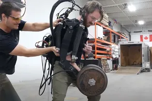 На что способен пневматический экзоскелет: сила титана На что способен пневматический экзоскелет: сила титана