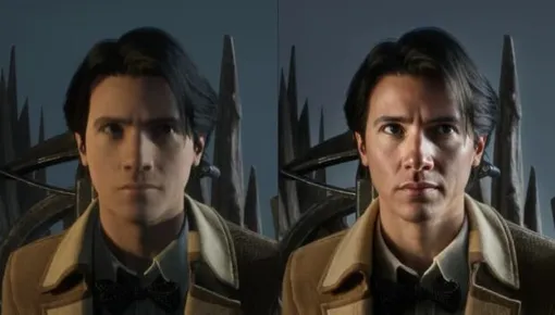 Сравнение кадров из видео от Nvidea, Legacy of Hogwarts