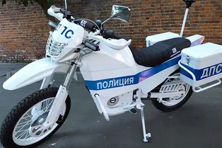 «Калашников» показал полицейские электромотоциклы «Калашников» показал полицейские электромотоциклы