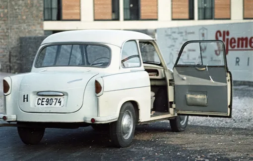 white Trabant P50 white Trabant P50
