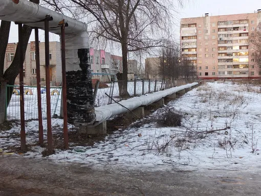 трубы центрального отопления