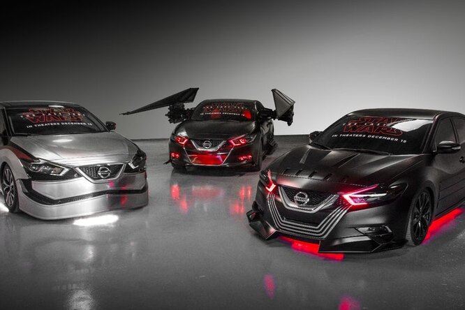 Nissan показал автомобили в стиле «Звёздных войн» Nissan показал автомобили в стиле «Звёздных войн»