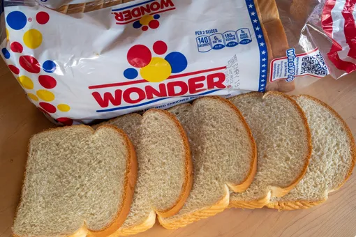 Нарезанный хлеб от бренда Wonder, 2024 год Нарезанный хлеб от бренда Wonder, 2024 год