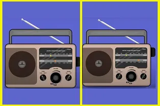 Тест на внимательность: найдите три отличия между радиоприемниками за 15 секунд