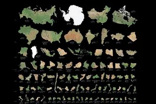 Проект «Суша»: наглядное сравнение всех стран мира