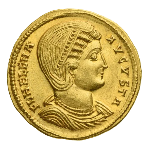 Елена, мать Константина I (324-Ок. 330). Солид, Фессалоника, Ок.324. Елена, мать Константина I, на монете