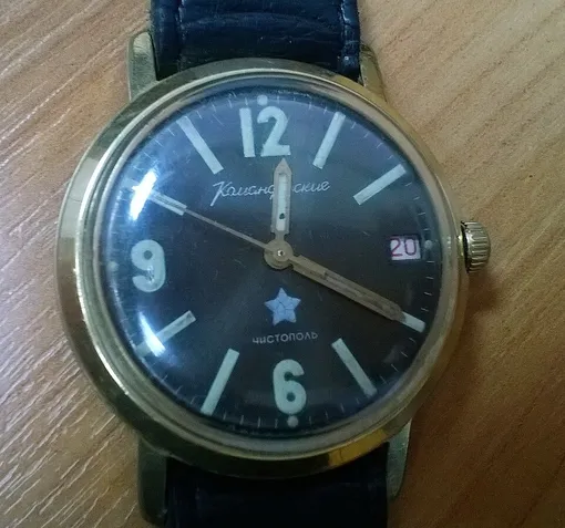 Оригинальное оформление 1965 г. командирские часы
