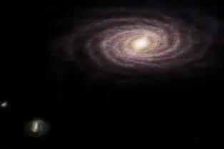 Астрономы показали, что наша галактика работает, как поршневой двигатель