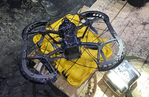 дрон на руднике в Забайкалье