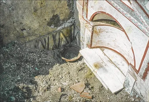 Место раскопок Место раскопок