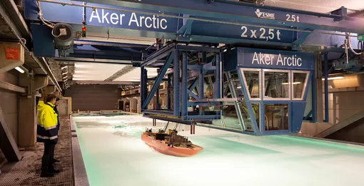 исследование системы активной качки ледокола гамбургский университет