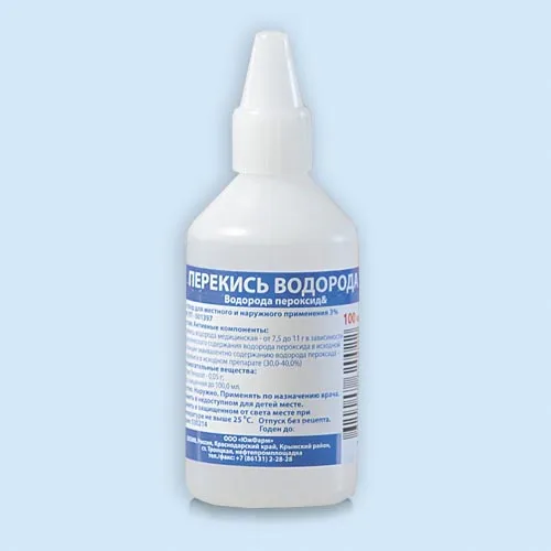 флакон перекиси водорода