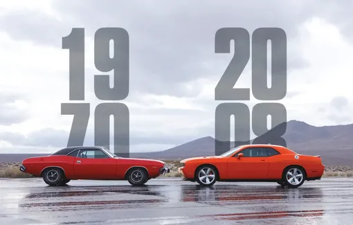 dodge challenger old and new