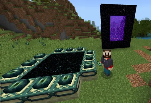 Как построить портал в Энд в Minecraft