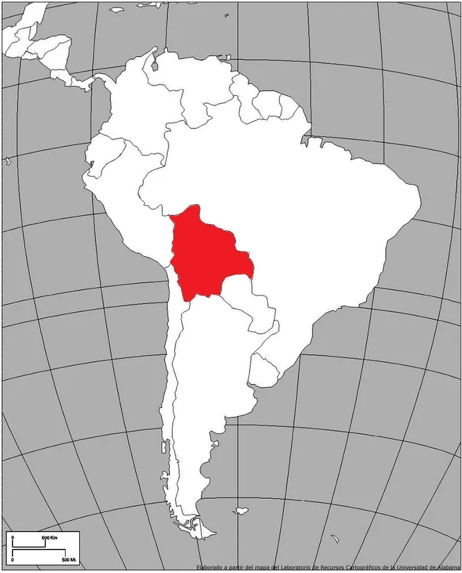 Какая страна выделена красным на контурной карте?