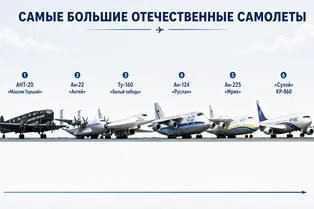 Махины советской и российской авиации: самые большие отечественные самолеты — в одной инфографике