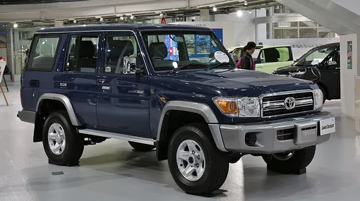 Заметно, что кузову тоже делался рестайлинг. Toyota Land cruiser 70 2025