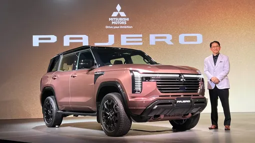 mitsubishi pajero unveiled mitsubishi pajero unveiled