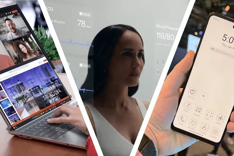 Технологии будущего с выставки CES 2025! Выдвижной дисплей, трость с ИИ и другое