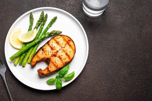 Стейк лосося Стейк лосося