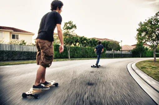 speedy longboarding