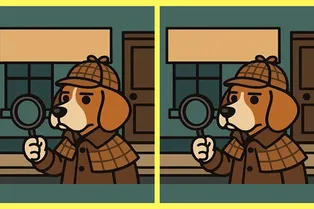 Пес-сыщик: найдите все отличия между рисунками за 13 секунд Пес-сыщик: найдите все отличия между рисунками за 13 секунд