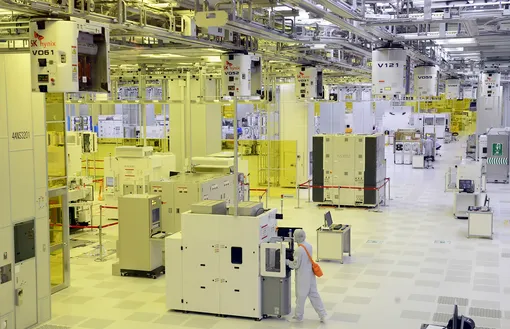 Завод SK Hynix в Ичхоне, Южная Корея Завод SK Hynix в Ичхоне, Южная Корея