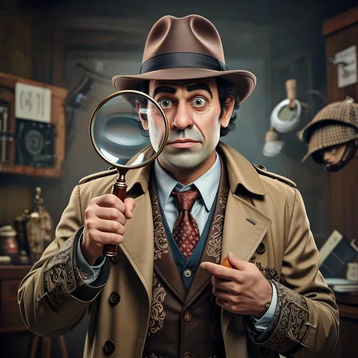 детектив с лупой