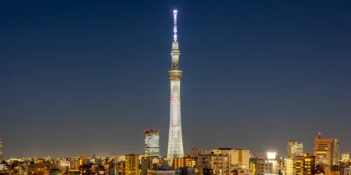 Телебашня Tokyo Skytree также входит в топ-3 самых высоких сооружений мира, уступая лишь небоскребам Бурдж-Халифе в Дубе и Merdeka 118 в Куала-Лумпуре