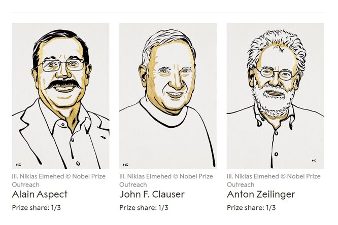 Нобелевская премия по физике присуждена за исследование квантовой телепортации