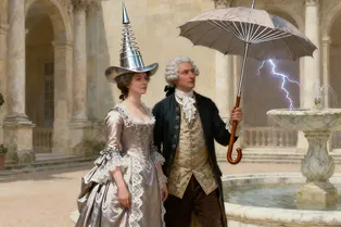 Мода против молний: зачем в Европе в XVIII веке носили шляпы-молниеотводы Мода против молний: зачем в Европе в XVIII веке носили шляпы-молниеотводы