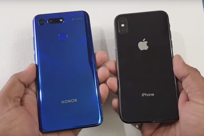 Honor View 20 против iPhone X: тест на скорость