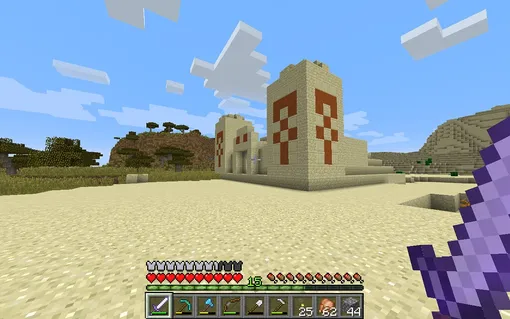 Скриншот из игры Minecraft