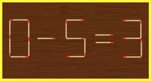 Головоломка со спичками Головоломка со спичками