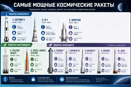 Самые мощные ракеты