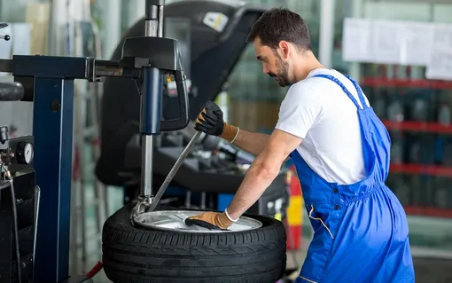 шиномонтаж снятие шины