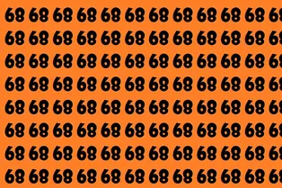 Визуальный тест на 9 секунд: найдите на картинке лишнее число Визуальный тест на 9 секунд: найдите на картинке лишнее число