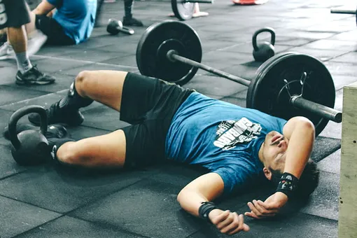 tired bodybuilder