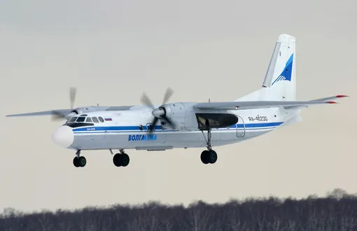 Ан-24 Ан-24 в полете