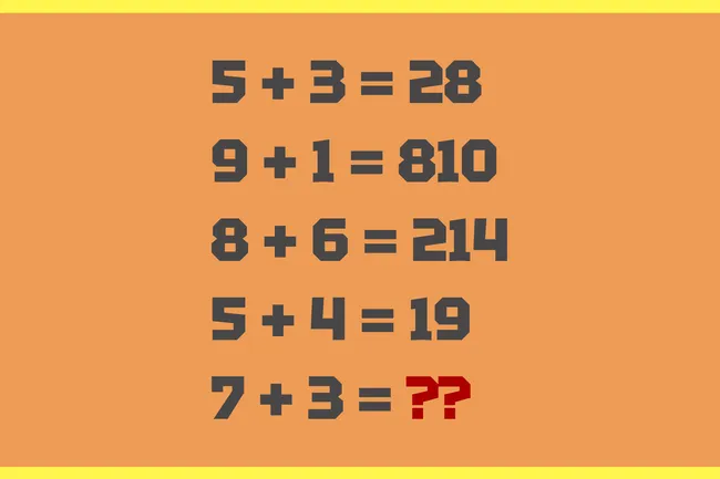 Лишь единицы решат последний пример за 15 секунд: числовая головоломка для проверки логики