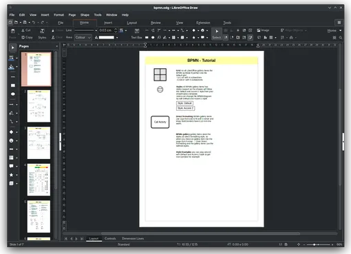 LibreOffice Draw 7.2.4