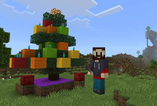 Елка в Minecraft