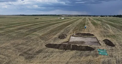 Место раскопок Место раскопок