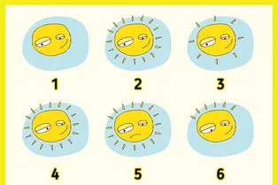 Визуальная головоломка: найдите два одинаковых солнышка за 12 секунд