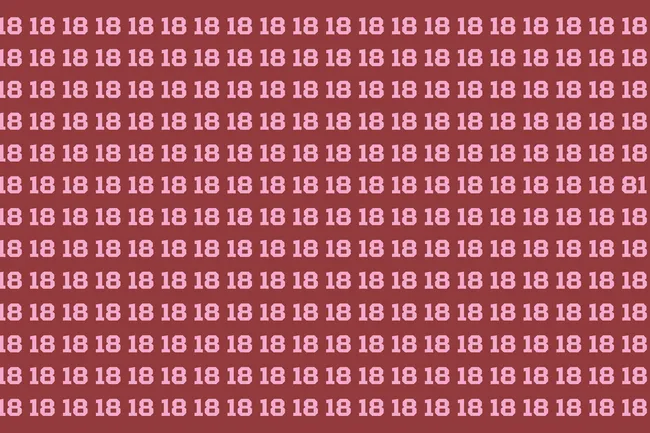 Быстрая тренировка для мозга: сможете найти число 81?