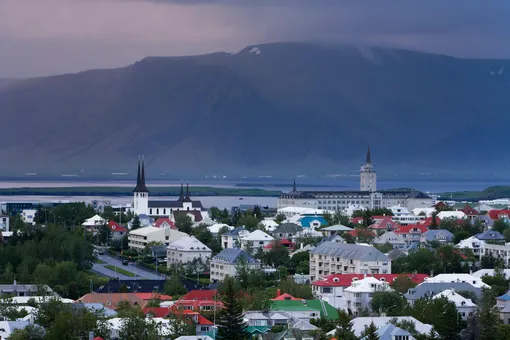 Рейкьявик, вид на город Рейкьявик, вид на город