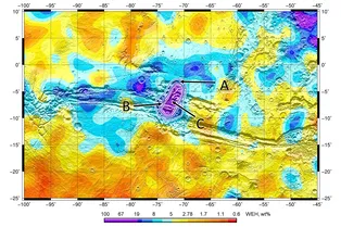 Под поверхностью Марса может быть огромное количество воды