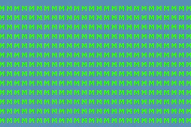 Эта простая картинка сломает вам мозг: найдите лишнюю букву за 8 секунд