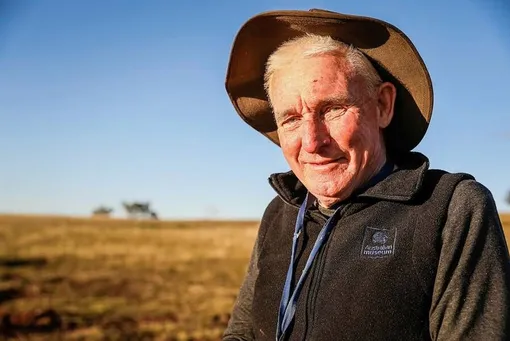 Роберт Битти, нашедший редкие окаменелости. / Роберт Битти, нашедший редкие окаменелости. /