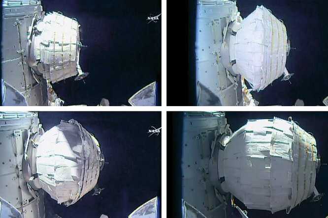 На МКС успешно развернули надувной модуль BEAM На МКС успешно развернули надувной модуль BEAM